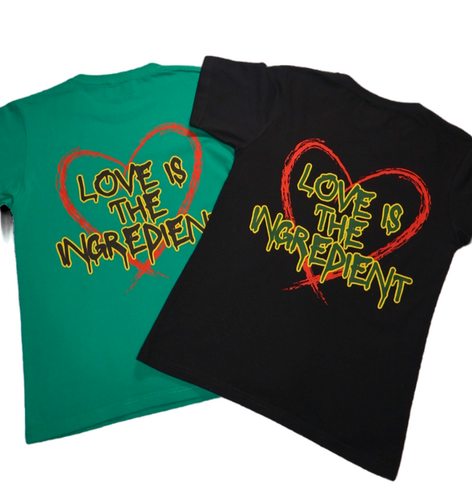 Women's LOVE T-shirt (Green)